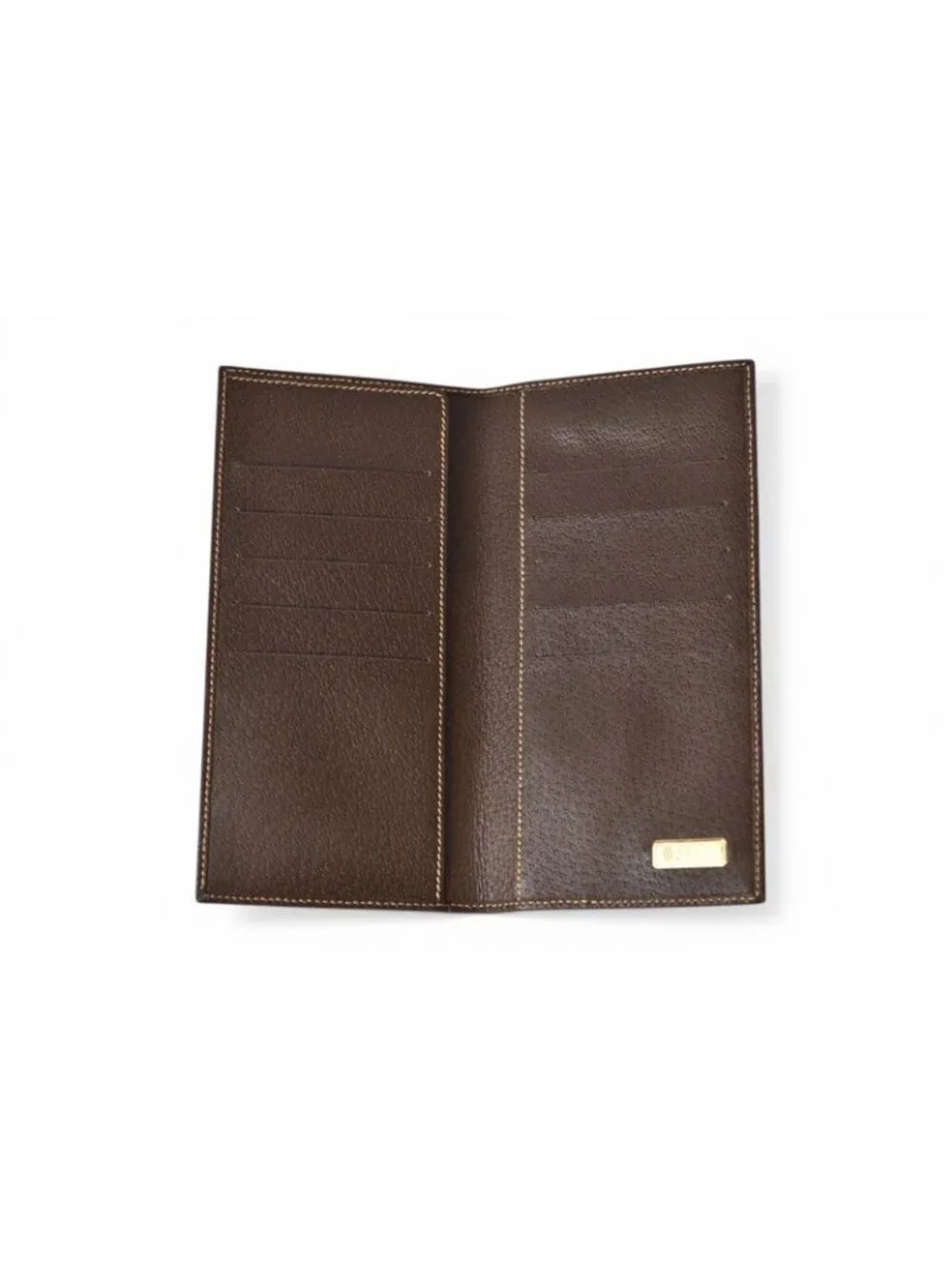 Gucci Wallet Billfold Vintage Brown 034.001 - Picture 7 of 9